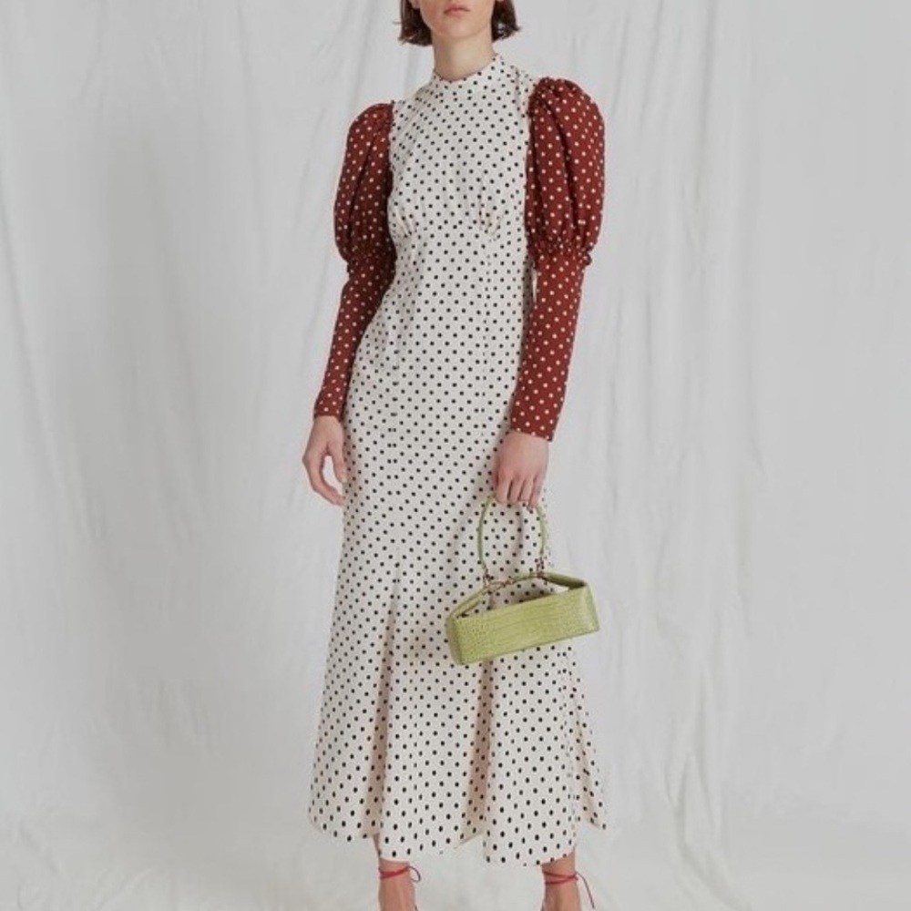 Rejina Pyo Mixed Polka Dot Dress